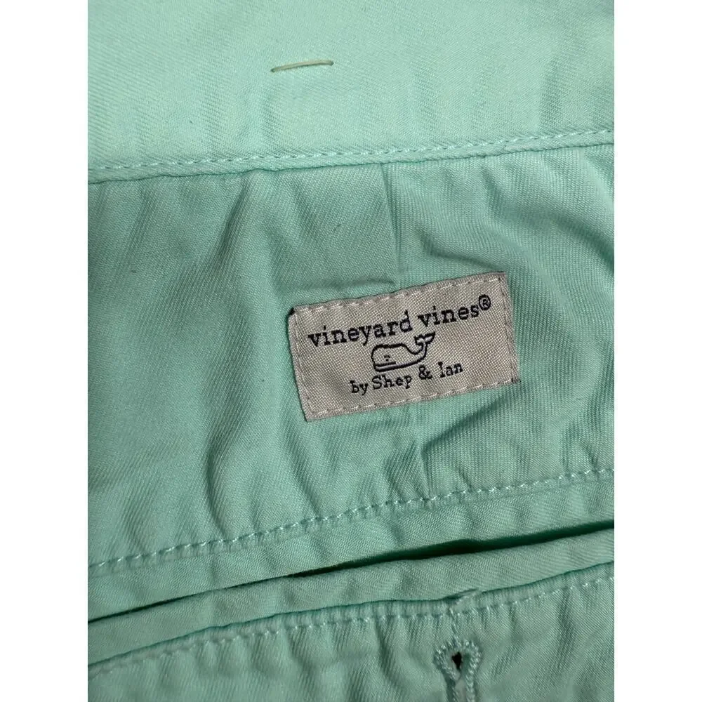 Vineyard Vines Mint Green cotton Club Shorts Men’s 33